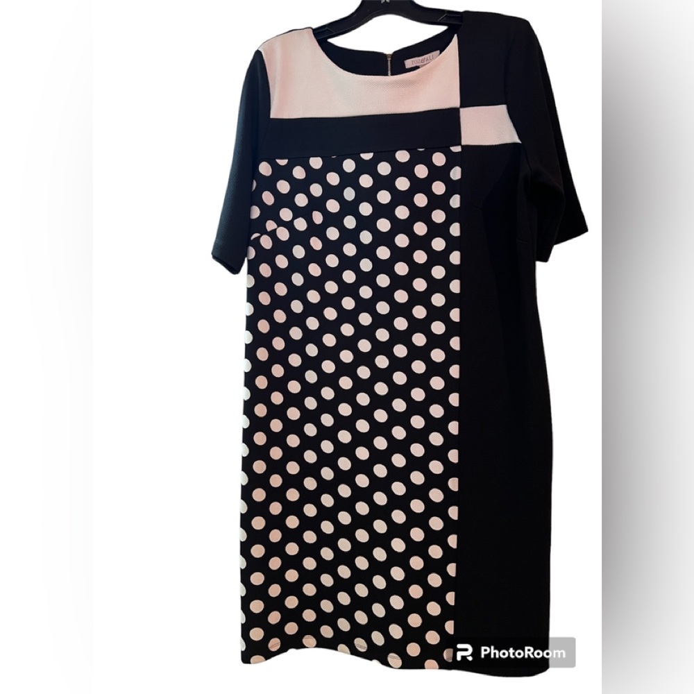 ROZ & ALI POLKA DOT DRESS